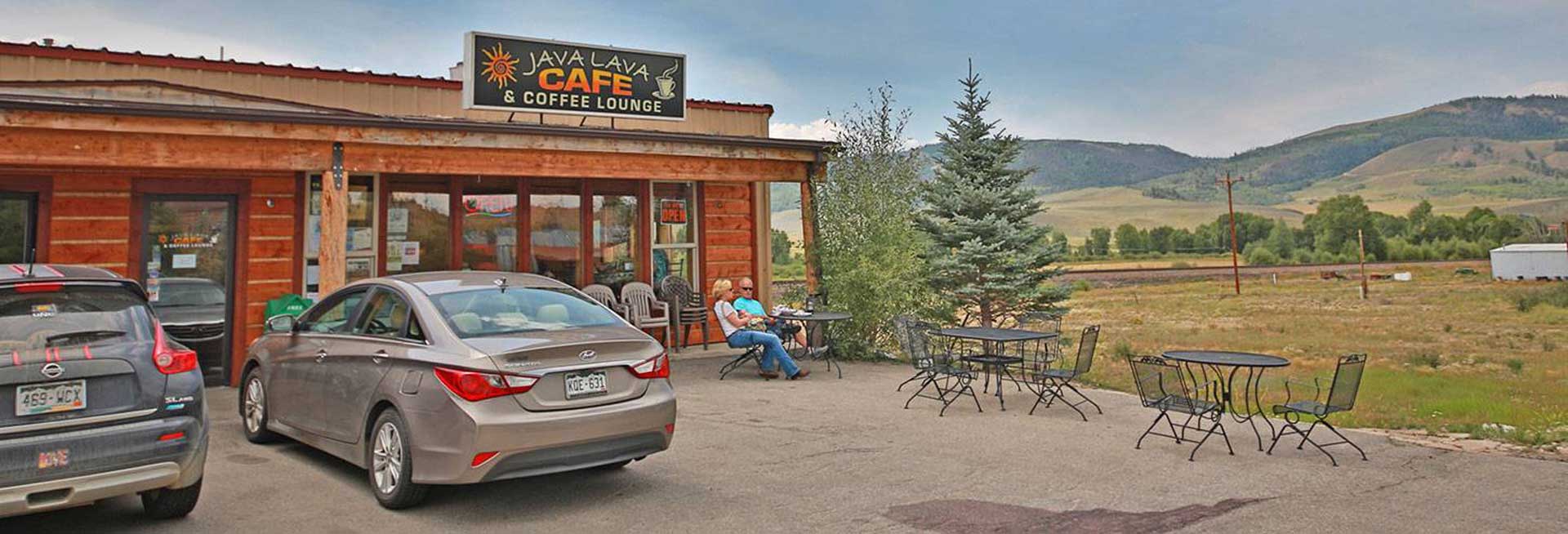 Java Lava Cafe & Coffee Lounge exterior.